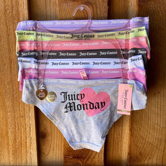 Juicy Couture Intimates & Sleepwear Nwt Juicy Couture 7pck Panties